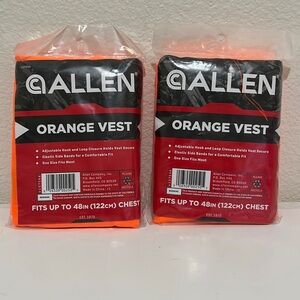 Allen Blaze Orange Vests Outdoor recreation apparel
